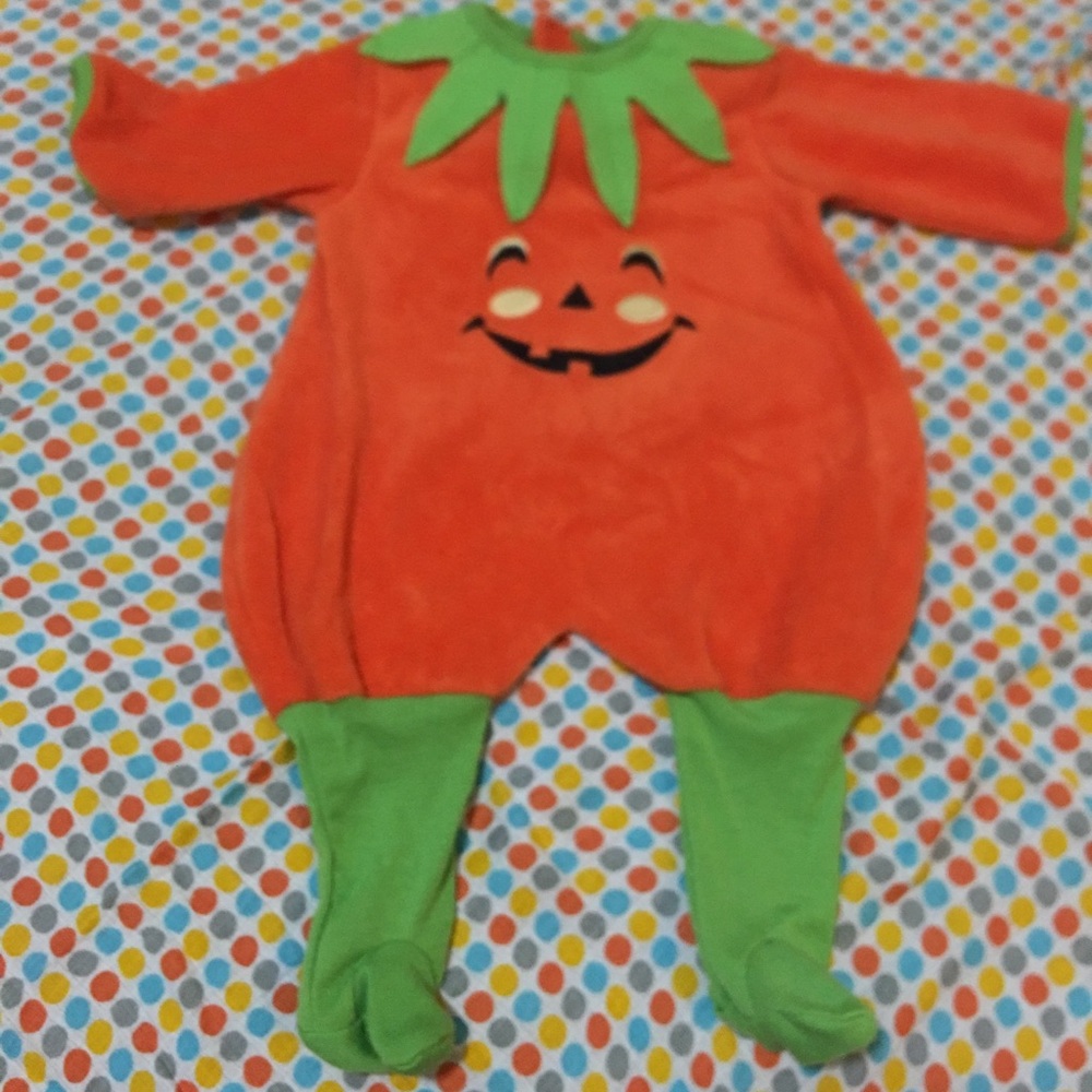 Unisex Infant 0-3 Month Pumpkin Costume